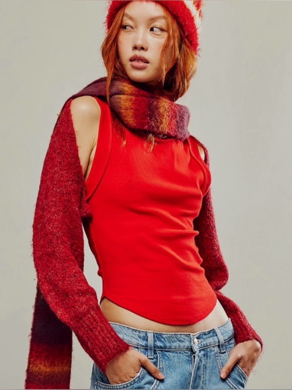 NWT Free People Prima Donna Knit Bolero Shrug